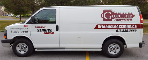 Camion de Gloucester Locksmith